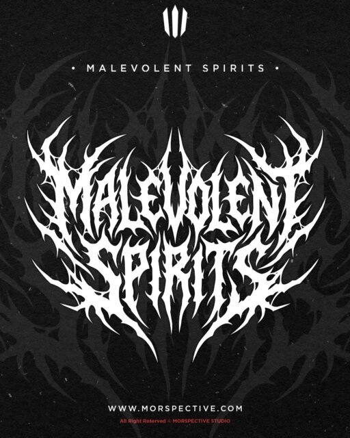 🔥- MALEVOLENT SPIRITS - Custom Logo
Crafted by #Morspective

-Exclusive Logo Design.
-Text & color can request.
-PNG 600 DPI.
-Vector AI and EPS files.
-Another files can request.

Licensed :
-Full Copyright
-Commercial License.

Need Custom Design or Logo?,
Contact me at :
Morspective@gmail.com

Need More Dark Design? visit :
www.morspective.com

#metalfont #deathmetallogo #darkart #horrorart #blackmetalfont #customdesign #deathmetalfont #clothingdesign #darklogo #darklettering