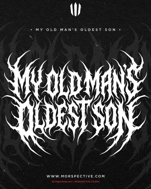 🔥- MY OLD MAN'S OLDEST SON - Custom Logo
Crafted by #Morspective

-Exclusive Logo Design.
-Text & color can request.
-PNG 600 DPI.
-Vector AI and EPS files.
-Another files can request.

Licensed :
-Full Copyright
-Commercial License.

Need Custom Design or Logo?,
Contact me at :
Morspective@gmail.com

Need More Dark Design? visit :
www.morspective.com

#metalfont #deathmetallogo #darkart #horrorart #blackmetalfont #customdesign #deathmetalfont #clothingdesign #darklogo #darklettering
