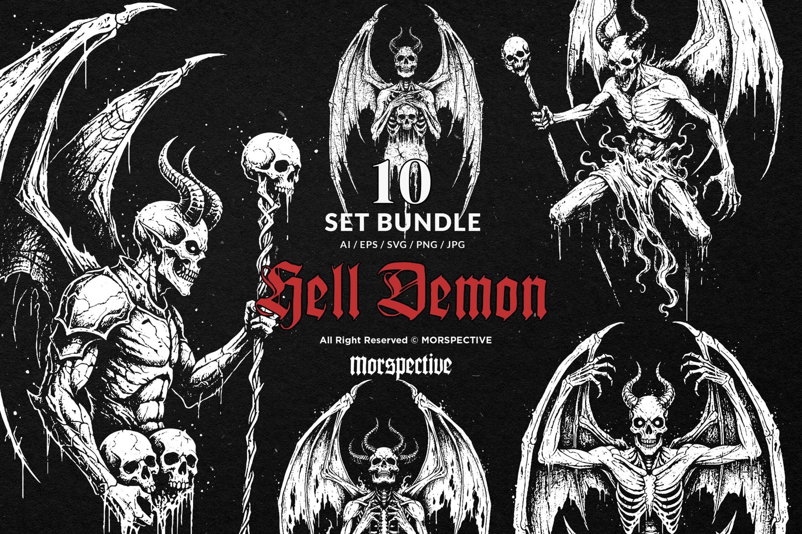 10 Bundle Dark Art Hell Demon 1 10 Bundle Dark Art Hell Demon