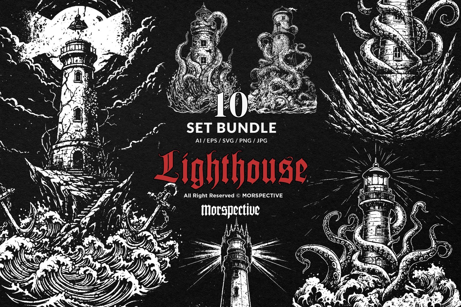 10 Bundle Dark Art Lighthouse 1 10 Bundle Dark Art Lighthouse