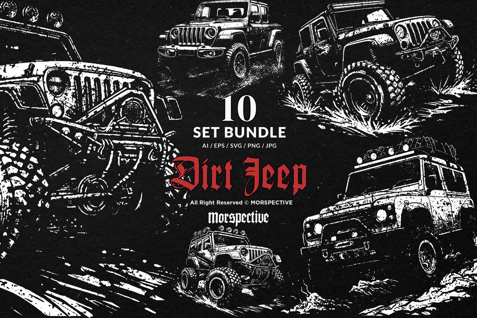 10 Bundle Dark Art Dirt Jeep 1 10 Bundle Dark Art Dirt Jeep