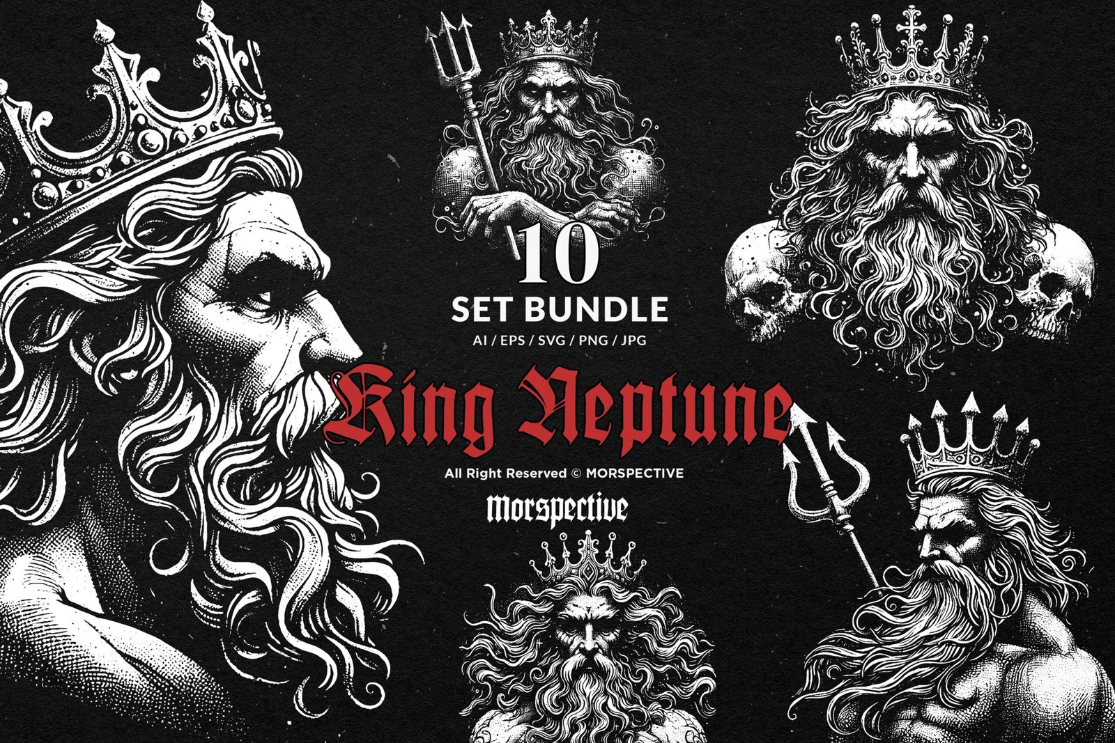 10 Bundle Dark Art King Neptune 1 10 Bundle Dark Art King Neptune