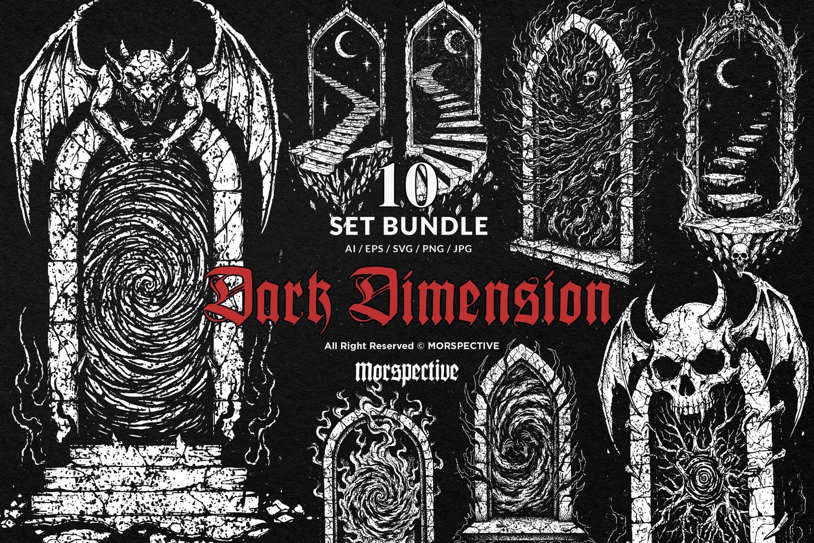 10 Bundle Dark Art Dimension Door 1 10 Bundle Dark Art Dimension Door
