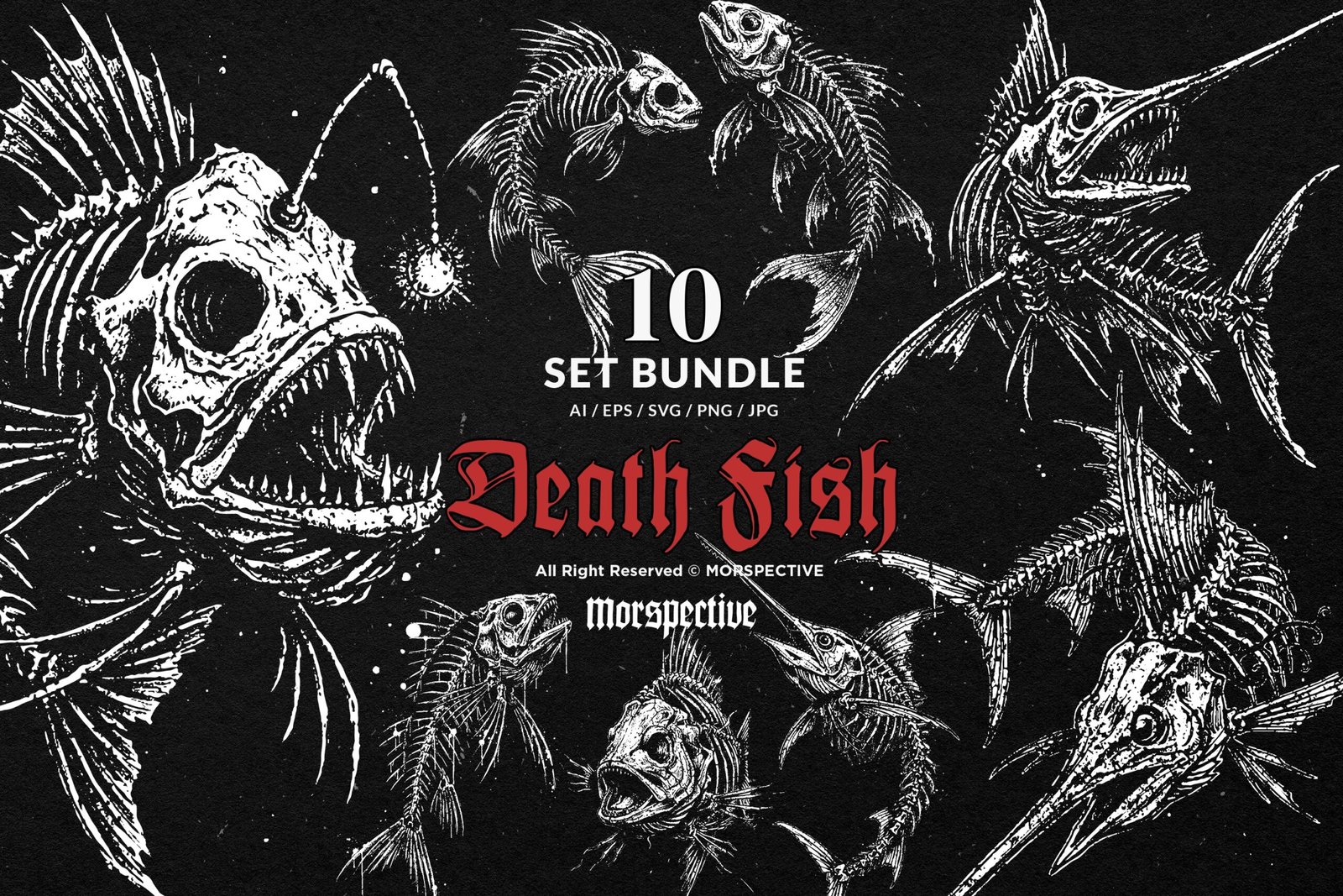 10 Bundle Dark Art Death Fish 1 10 Bundle Dark Art Death Fish