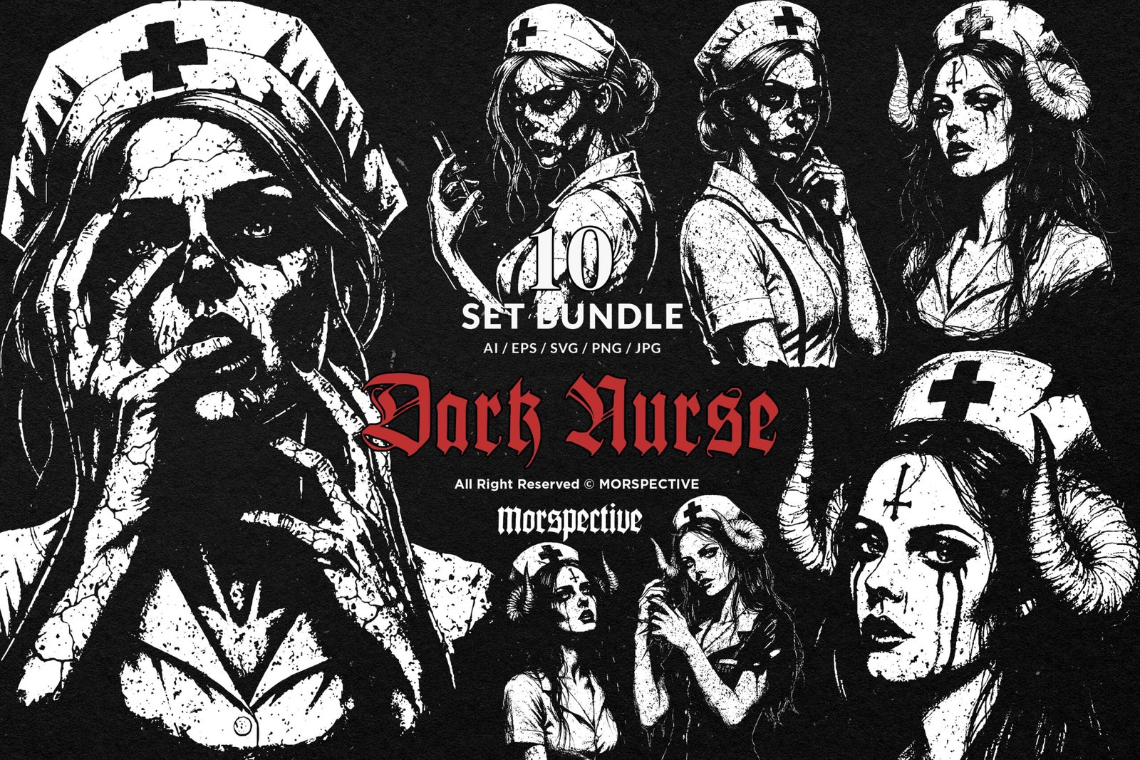 10 Bundle Dark Art Nurse 1 10 Bundle Dark Art Nurse