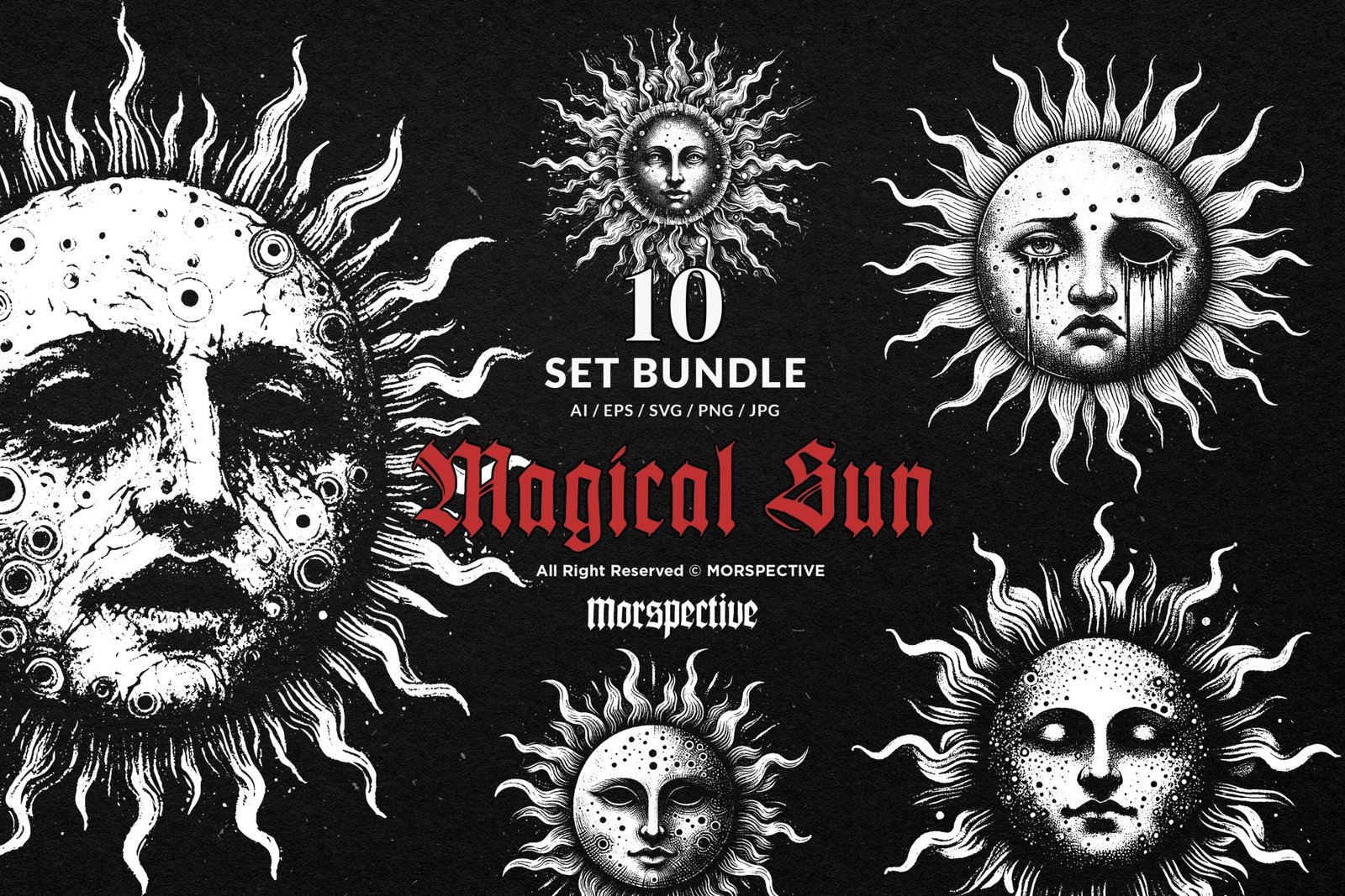 10 Bundle Dark Art Magical Sun 1 10 Bundle Dark Art Magical Sun