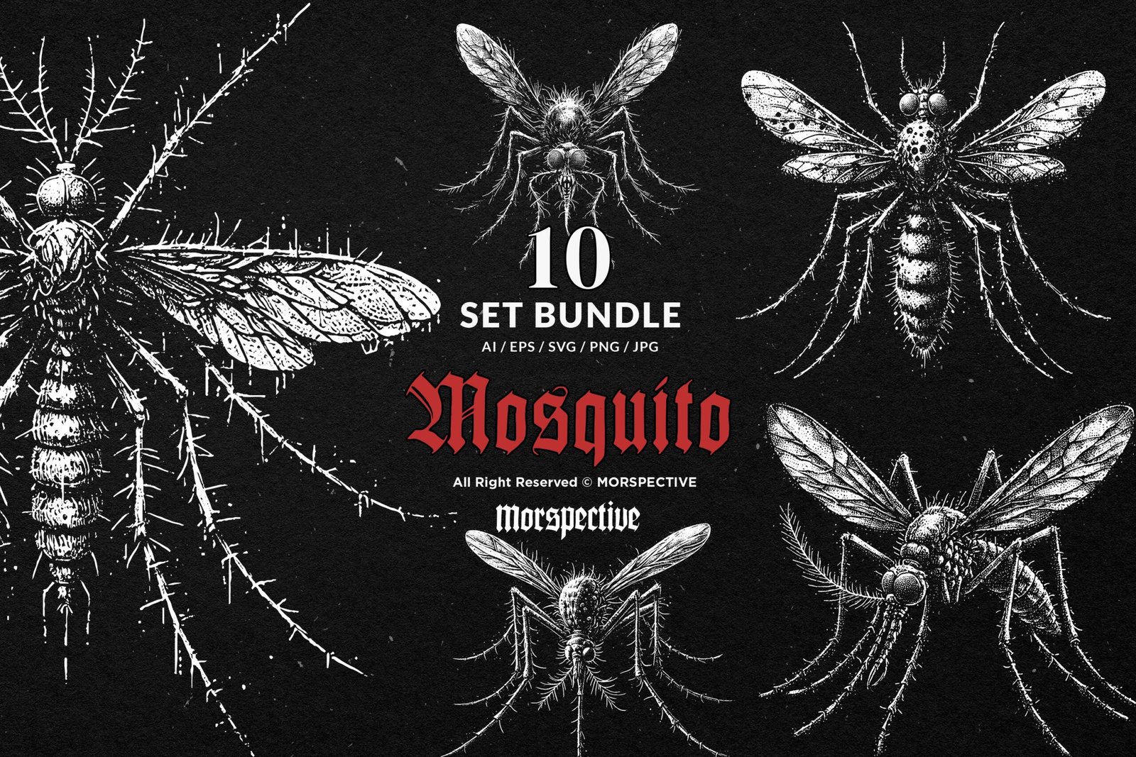 10 Bundle Dark Art Mosquito 1 10 Bundle Dark Art Mosquito
