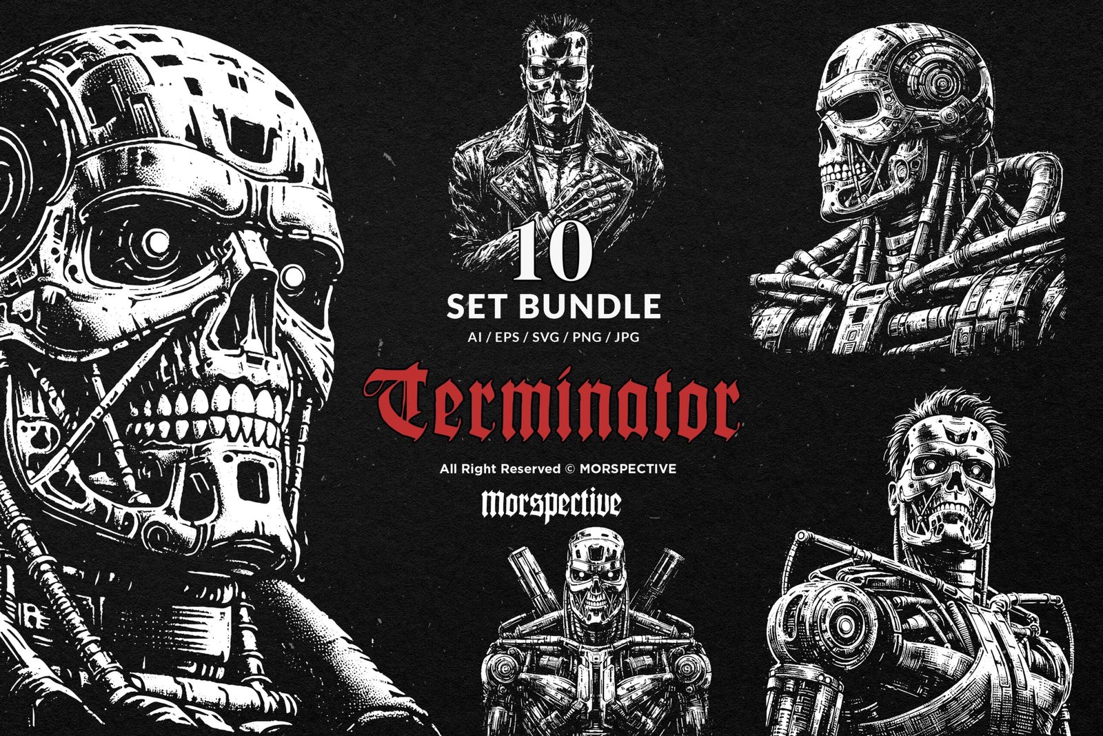 10 Bundle Dark Art Terminator 1 10 Bundle Dark Art Terminator