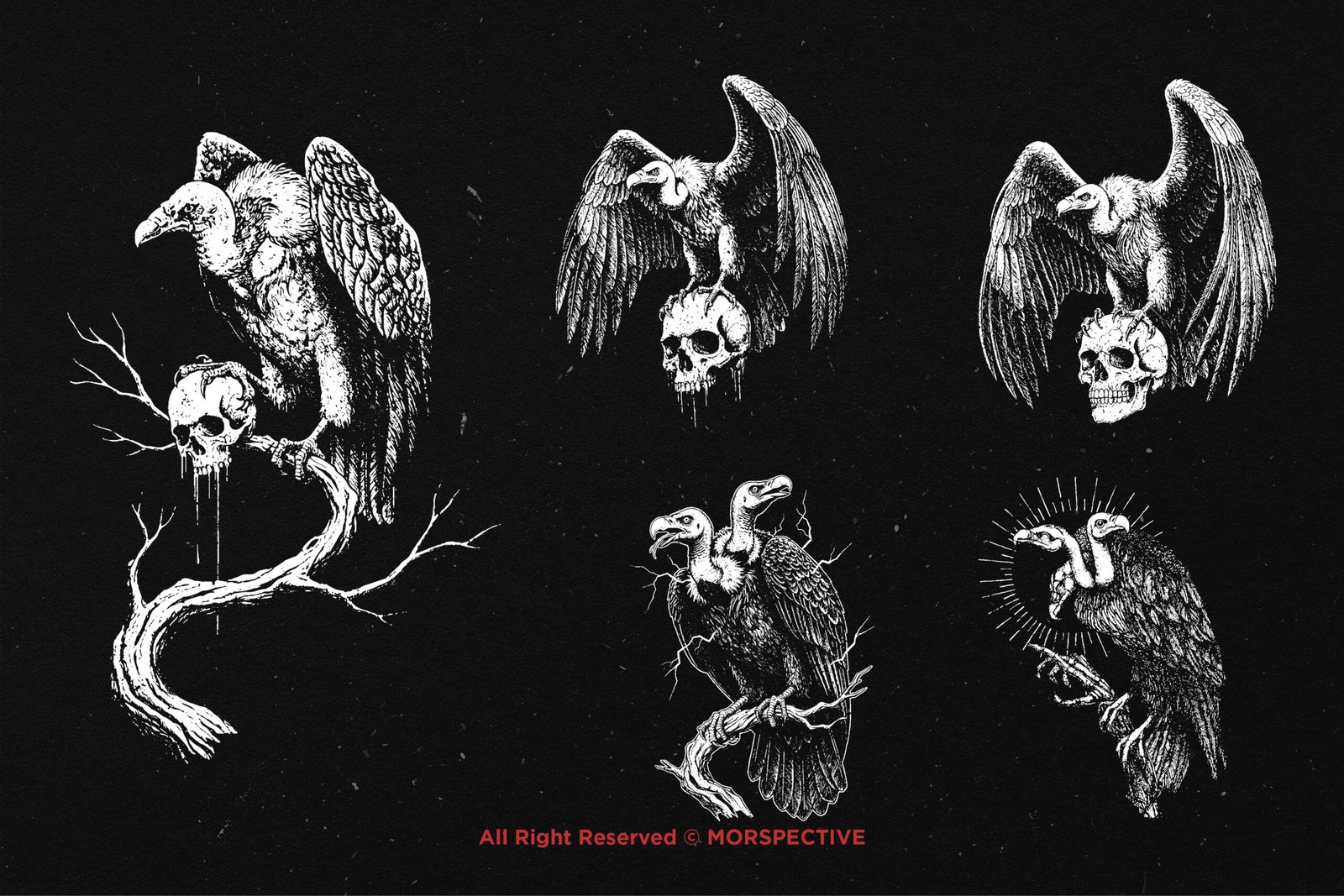 10 Bundle Dark Art Death Vulture 3 10 Bundle Dark Art Death Vulture - Image 3