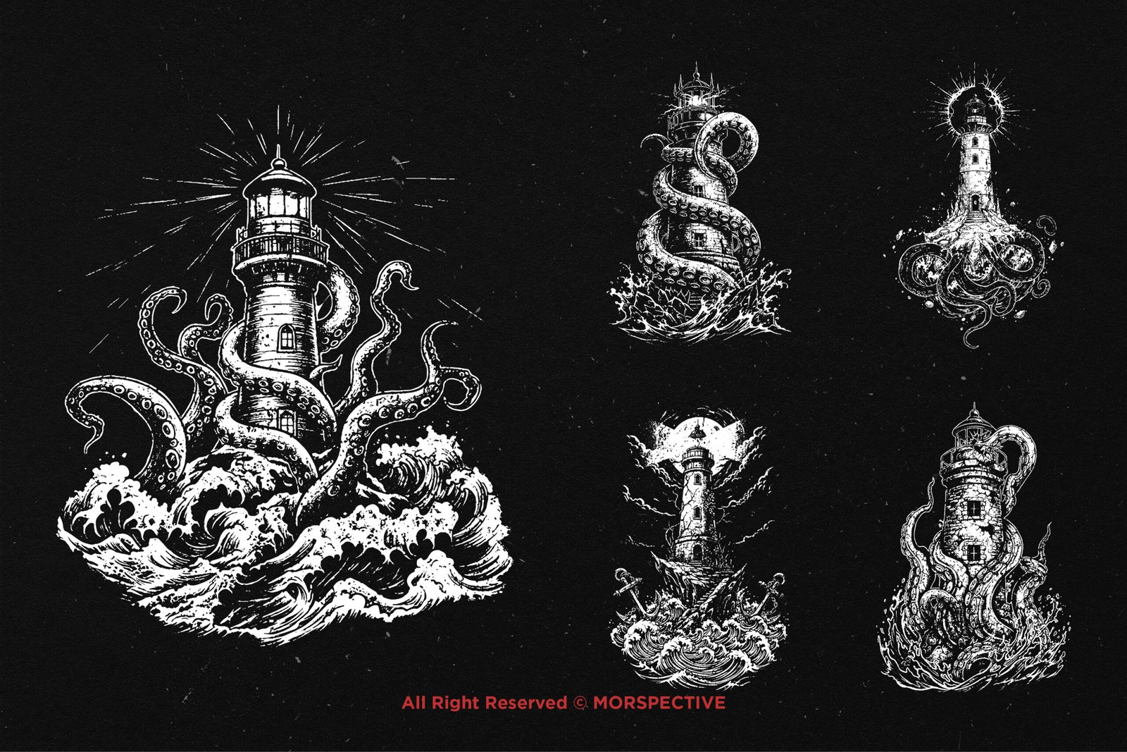 10 Bundle Dark Art Lighthouse 3 10 Bundle Dark Art Lighthouse - Image 3
