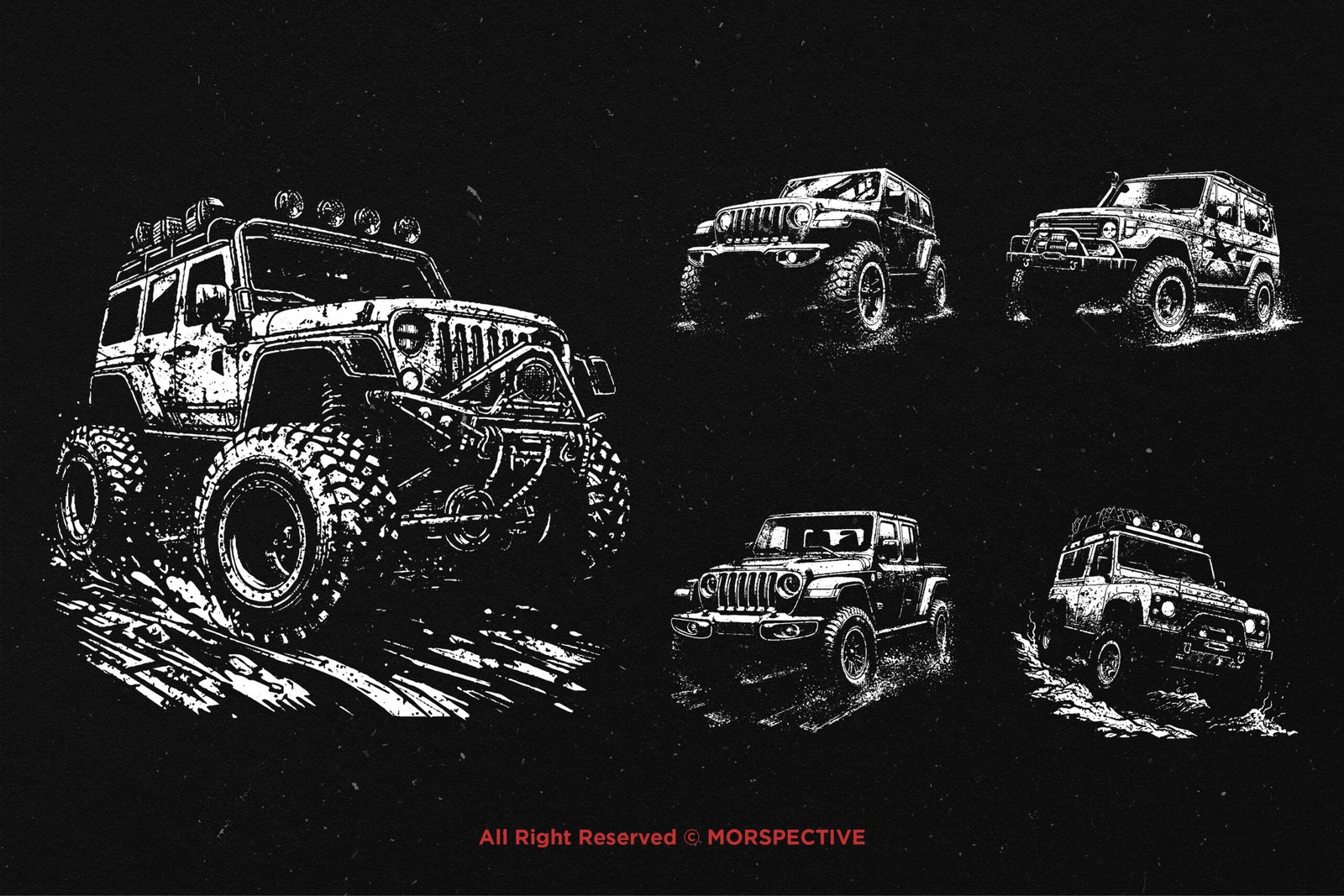 10 Bundle Dark Art Dirt Jeep 3 10 Bundle Dark Art Dirt Jeep - Image 3
