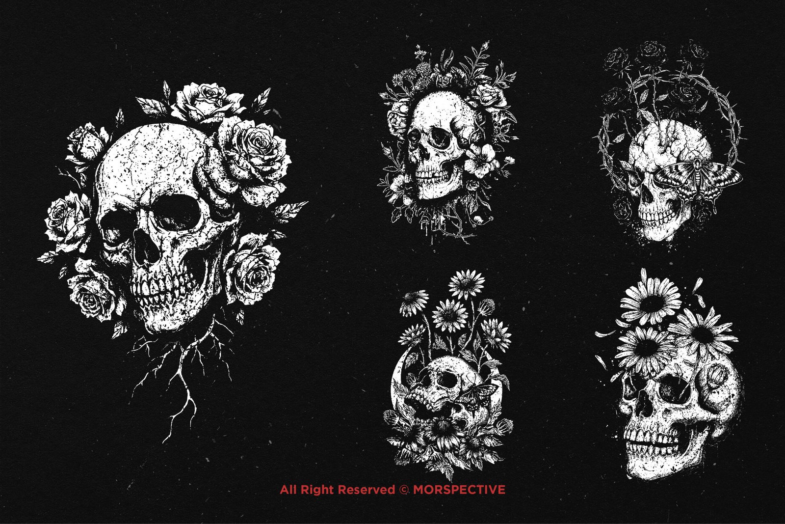10 Bundle Dark Art Floral Death 3 10 Bundle Dark Art Floral Death - Image 3