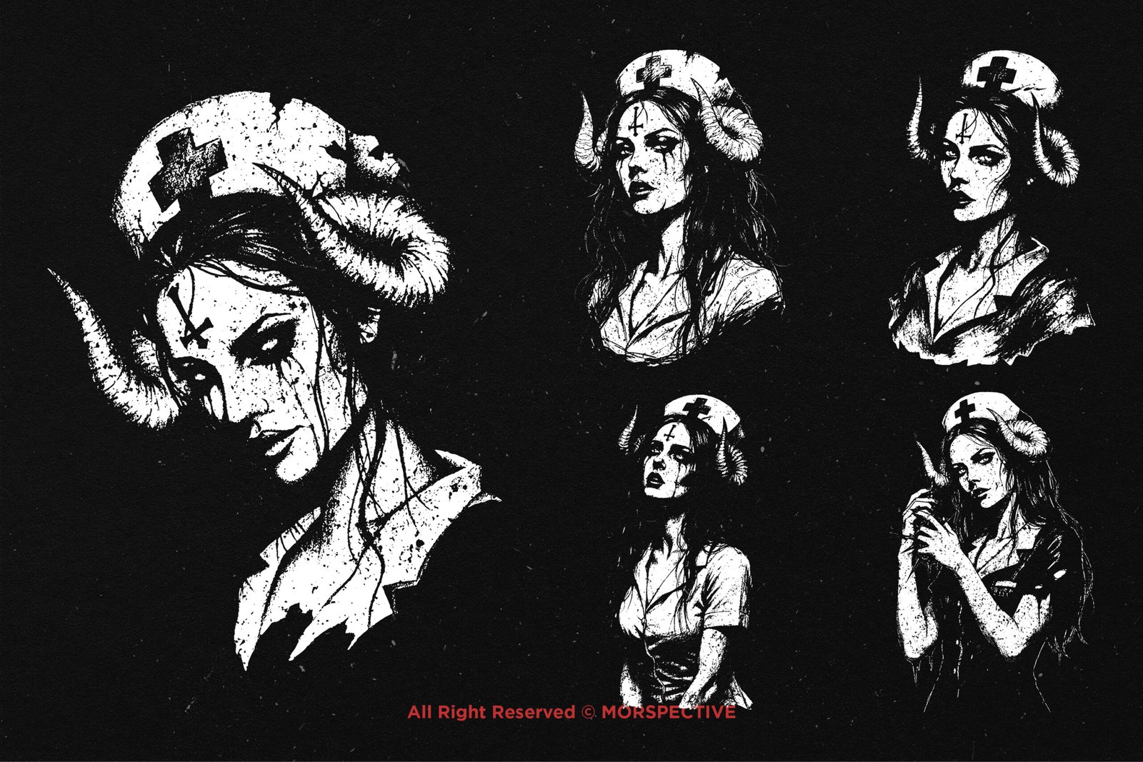10 Bundle Dark Art Nurse 3 10 Bundle Dark Art Nurse - Image 3