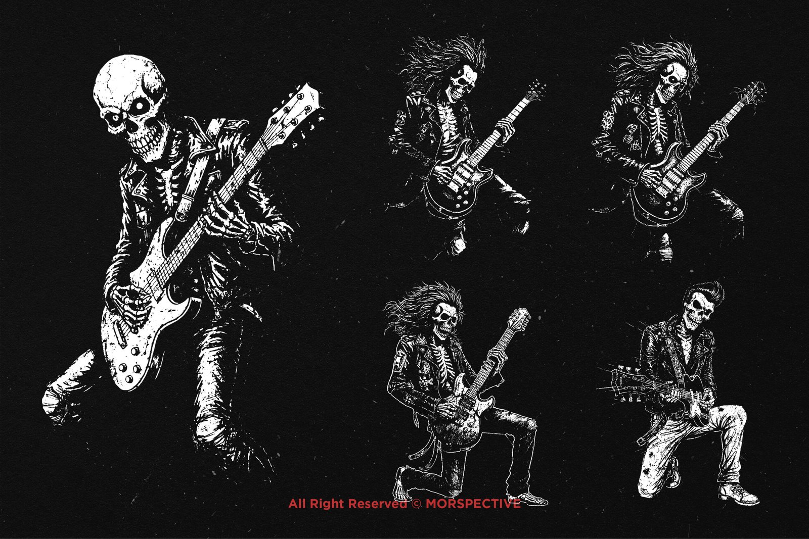 10 Bundle Dark Art Death Guitarist 3 10 Bundle Dark Art Death Guitarist - Image 3