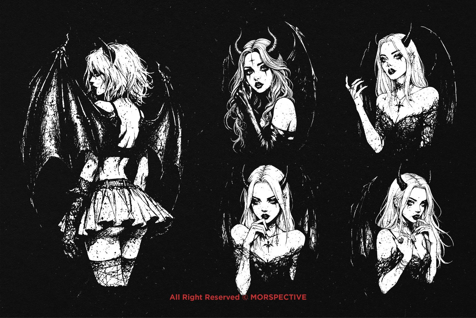 10 Bundle Dark Art Succubus Devil 3 10 Bundle Dark Art Succubus Devil - Image 3