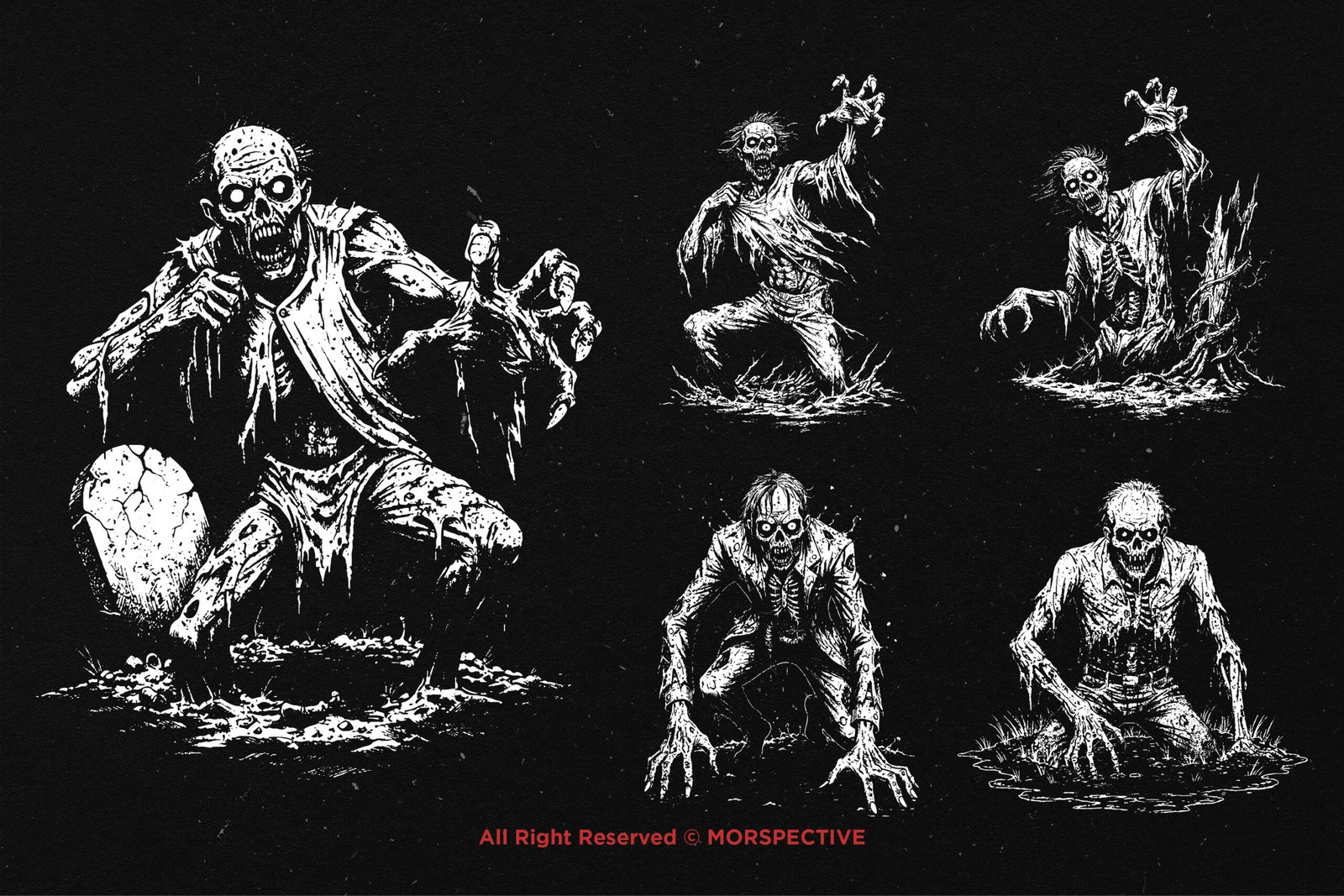 10 Bundle Dark Art Zombie Rise 3 10 Bundle Dark Art Zombie Rise - Image 3