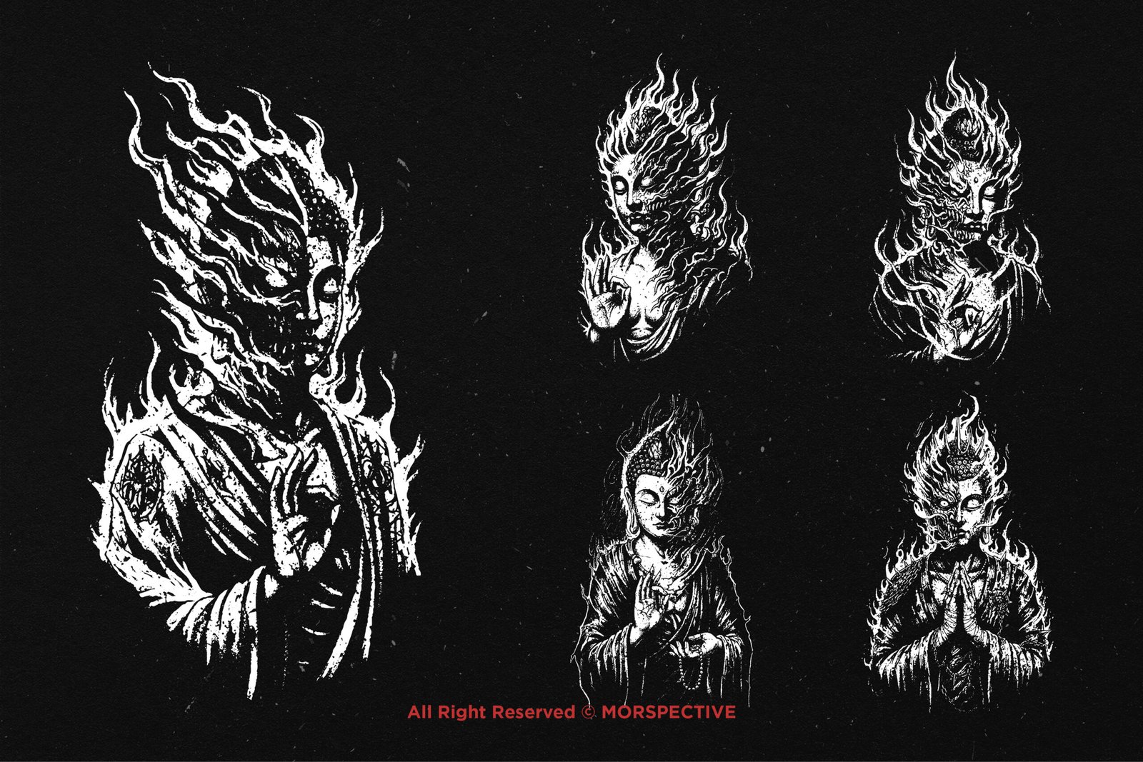 10 Bundle Dark Art Buddha 3 10 Bundle Dark Art Buddha - Image 3