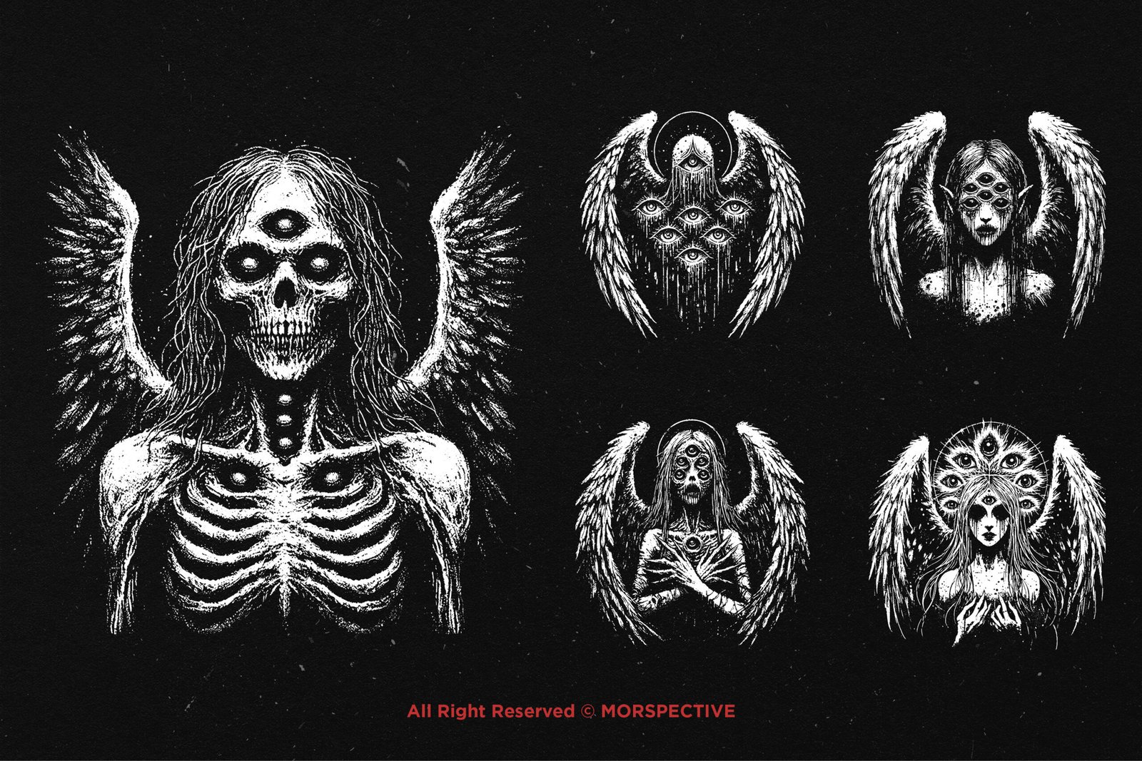 10 Bundle Dark Art Angel Eyes 3 10 Bundle Dark Art Angel Eyes - Image 3