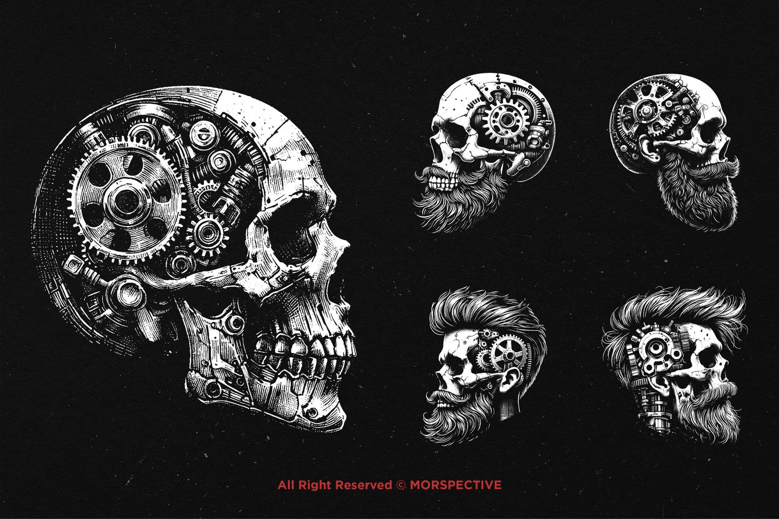 10 Bundle Dark Art Skull Machine 3 10 Bundle Dark Art Skull Machine - Image 3