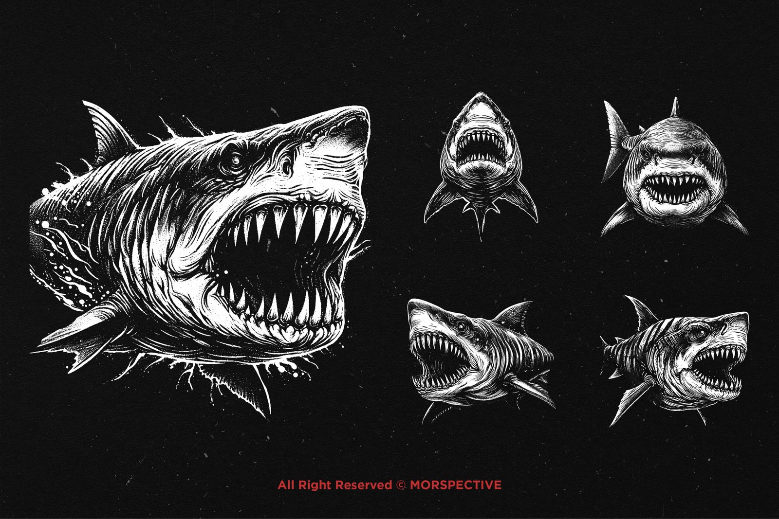 10 Bundle Dark Art Megalodon 3 10 Bundle Dark Art Megalodon - Image 3