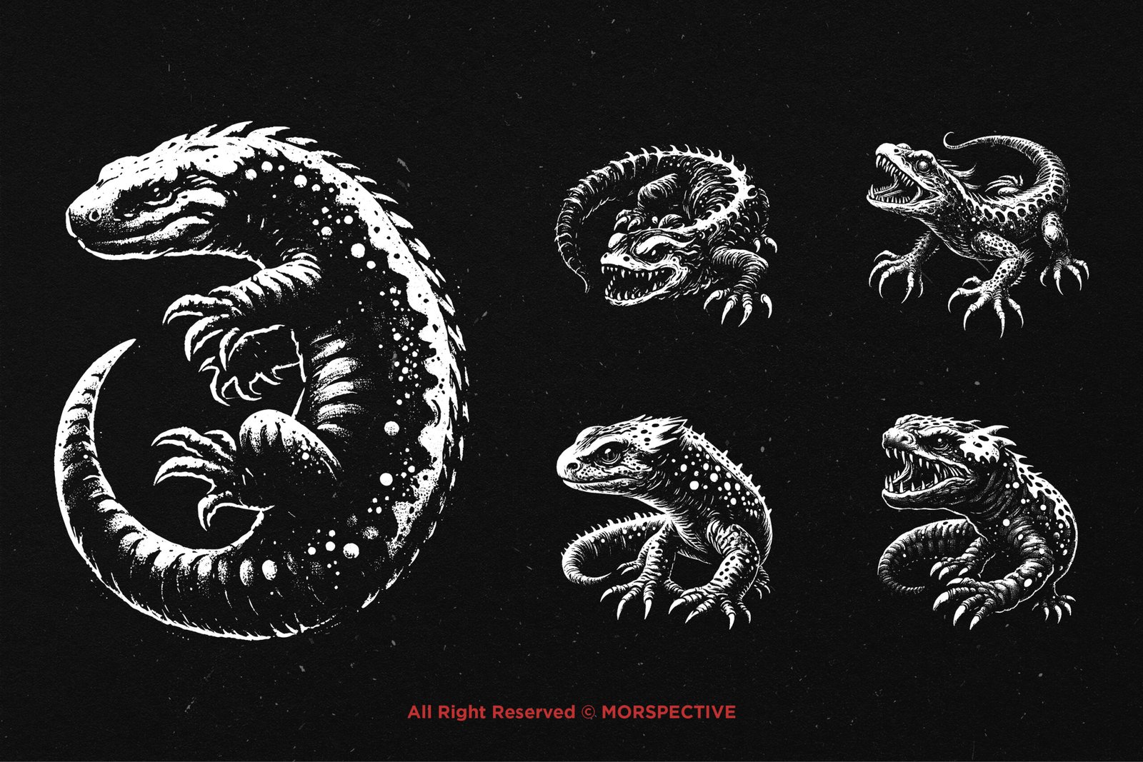 10 Bundle Dark Art Salamander 3 10 Bundle Dark Art Salamander - Image 3