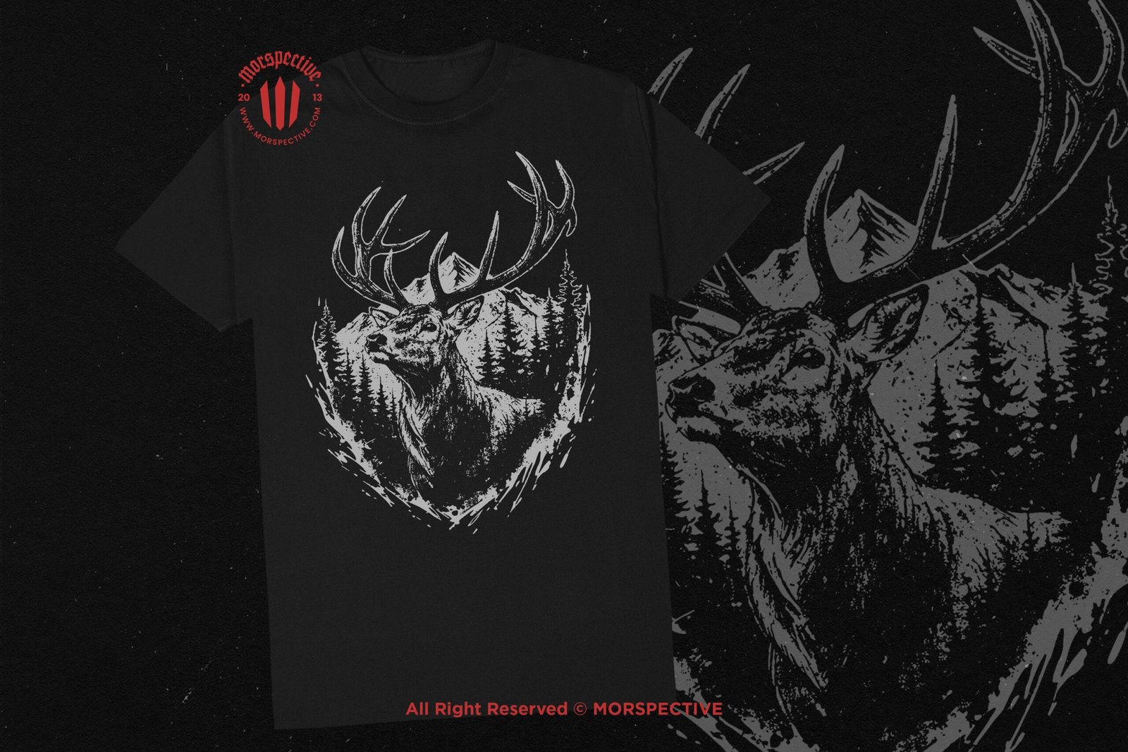 10 Bundle Dark Art Mountain Deer 2 10 Bundle Dark Art Mountain Deer - Image 2