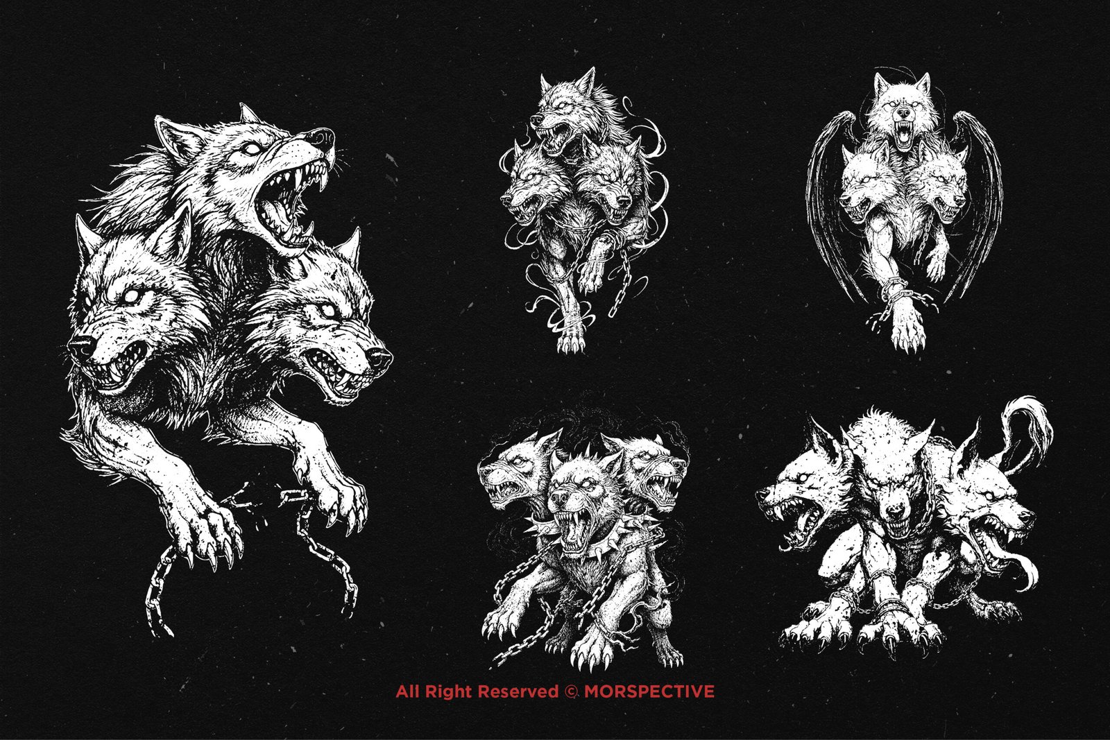 10 Bundle Dark Art Cerberus Fangs 4 10 Bundle Dark Art Cerberus Fangs - Image 4