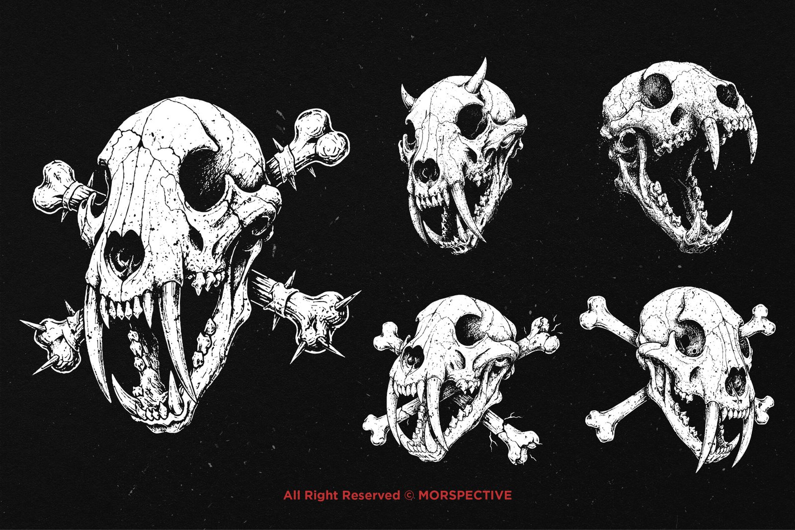 10 Bundle Dark Art Death Bone 4 10 Bundle Dark Art Death Bone - Image 4