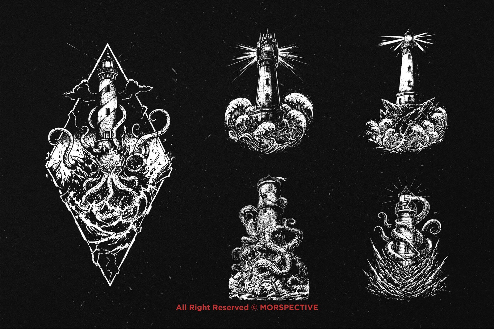 10 Bundle Dark Art Lighthouse 4 10 Bundle Dark Art Lighthouse - Image 4