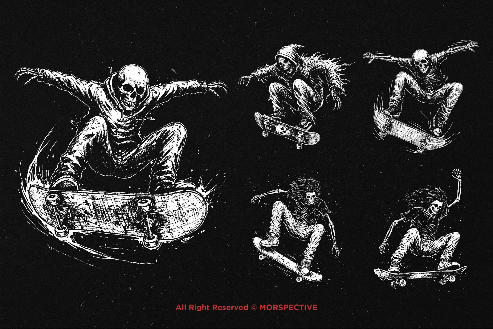 10 Bundle Dark Art Skull Skate 4 10 Bundle Dark Art Skull Skate - Image 4