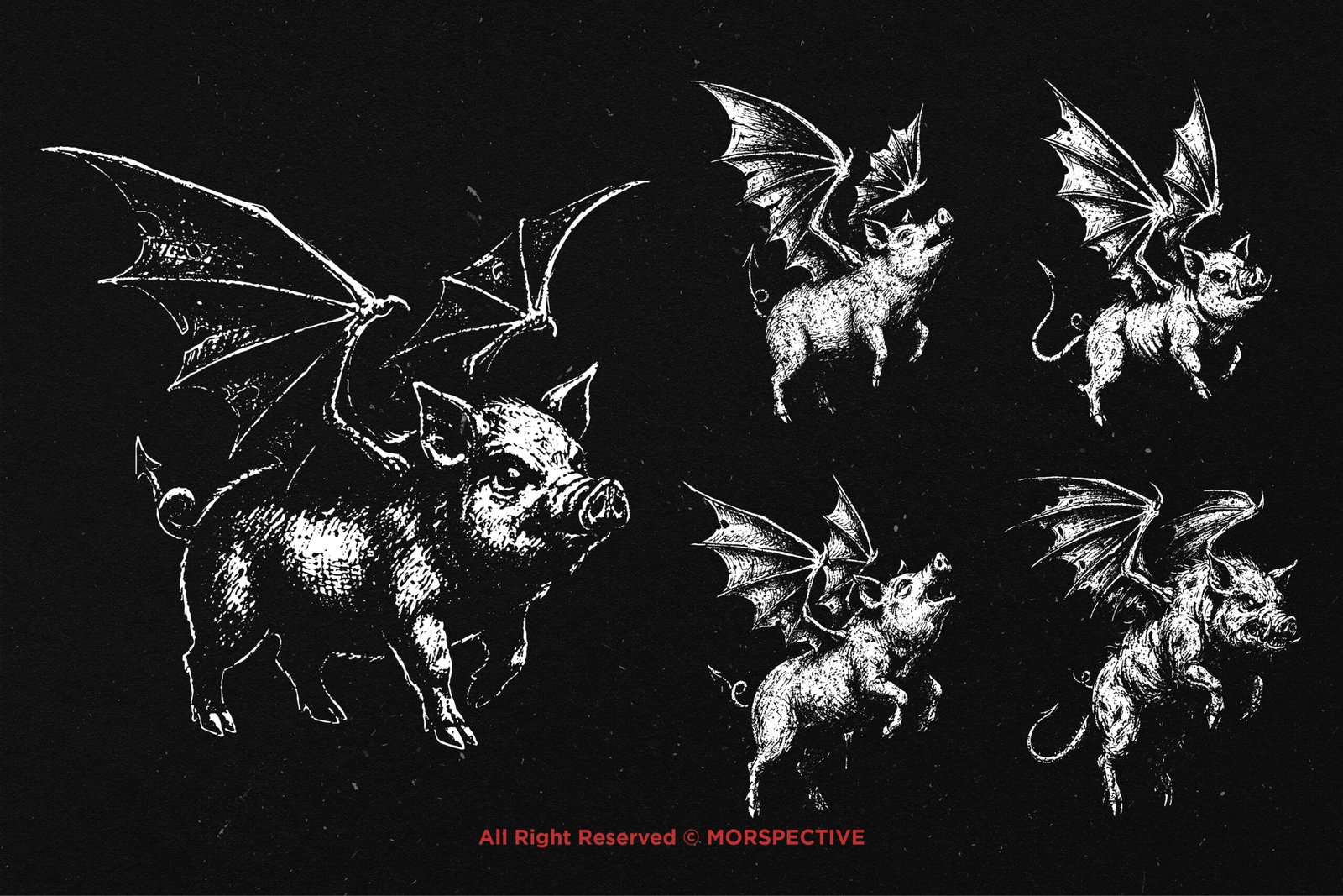 10 Bundle Dark Art Devil Pig 4 10 Bundle Dark Art Devil Pig - Image 4