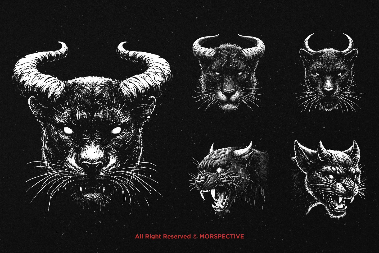 10 Bundle Dark Art Panther Horn 4 10 Bundle Dark Art Panther Horn - Image 4