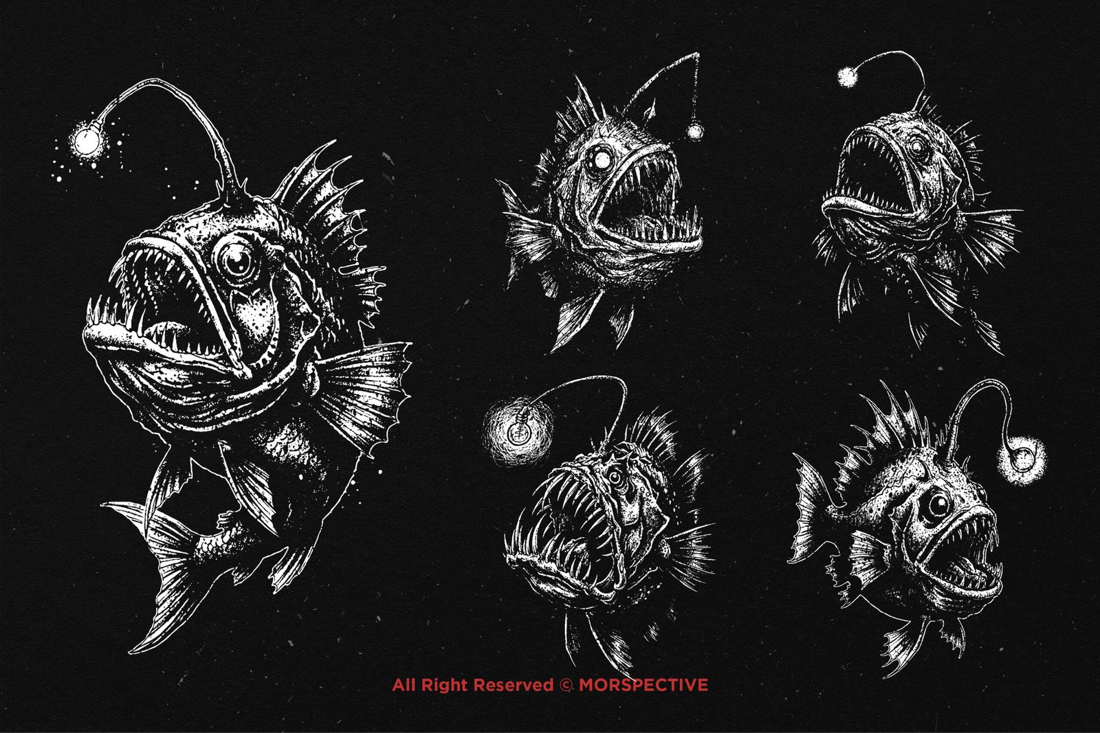 10 Bundle Dark Art Angler Fish 4 10 Bundle Dark Art Angler Fish - Image 4