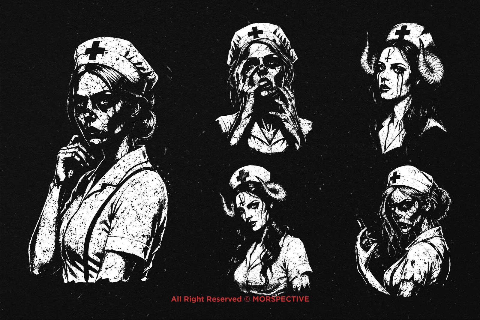 10 Bundle Dark Art Nurse 4 10 Bundle Dark Art Nurse - Image 4