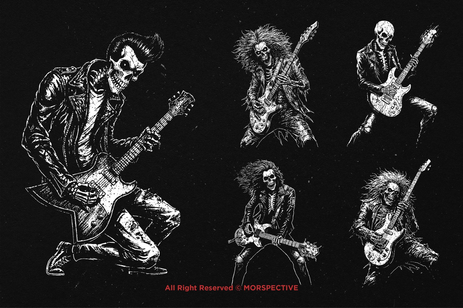 10 Bundle Dark Art Death Guitarist 4 10 Bundle Dark Art Death Guitarist - Image 4