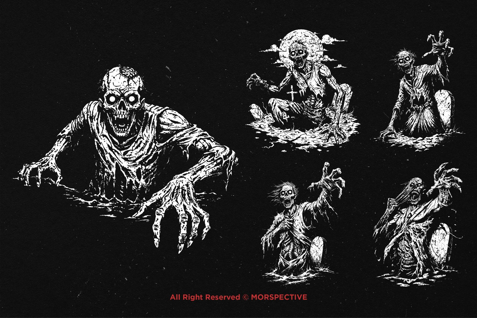 10 Bundle Dark Art Zombie Rise 4 10 Bundle Dark Art Zombie Rise - Image 4