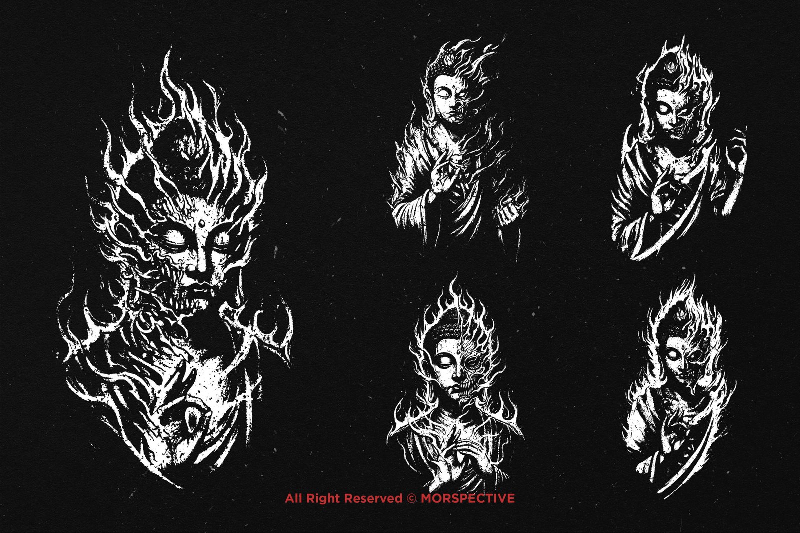 10 Bundle Dark Art Buddha 4 10 Bundle Dark Art Buddha - Image 4