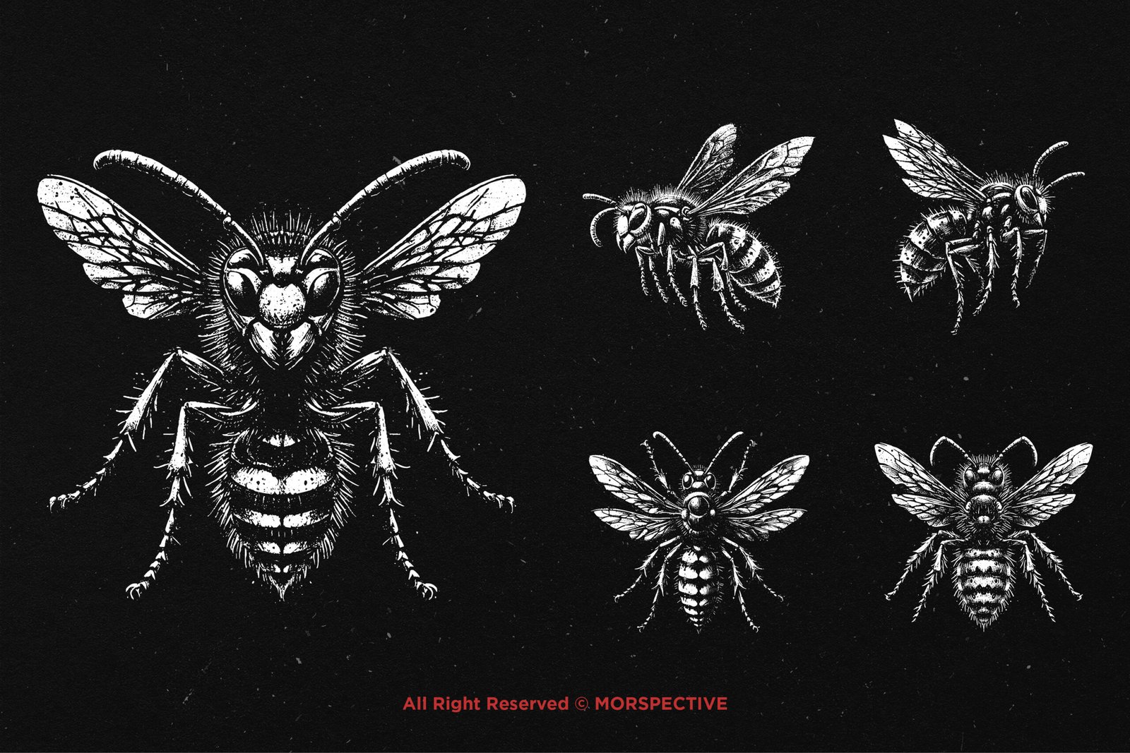 10 Bundle Dark Art Wasp 4 10 Bundle Dark Art Wasp - Image 4
