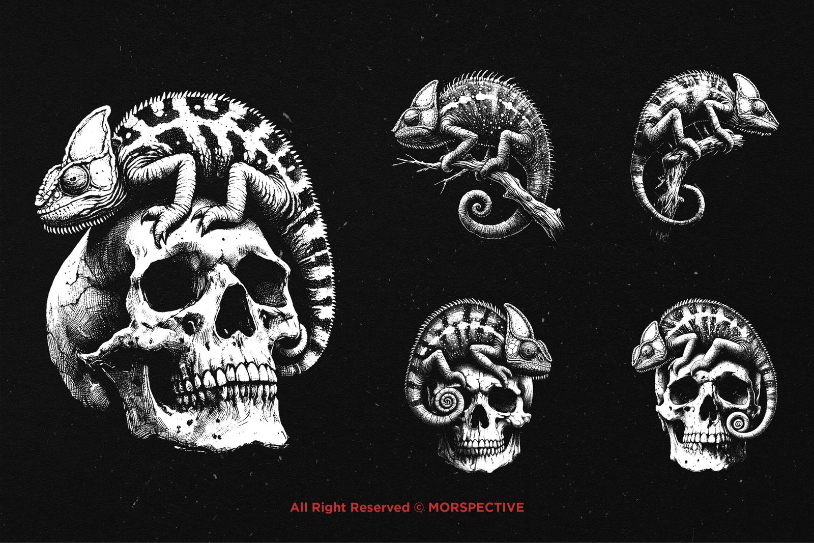 10 Bundle Dark Art Chameleon 4 10 Bundle Dark Art Chameleon - Image 4
