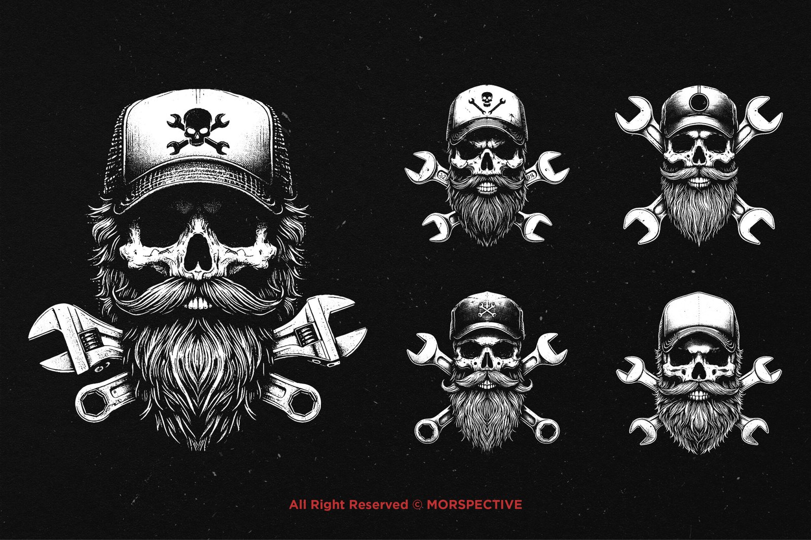 10 Bundle Dark Art Mechanic Skull 4 10 Bundle Dark Art Mechanic Skull - Image 4