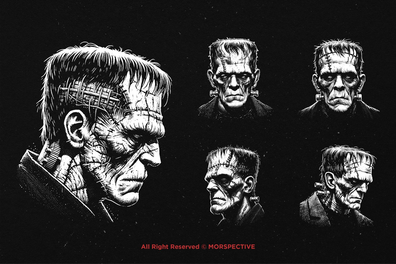 10 Bundle Dark Art Frankenstein 4 10 Bundle Dark Art Frankenstein - Image 4