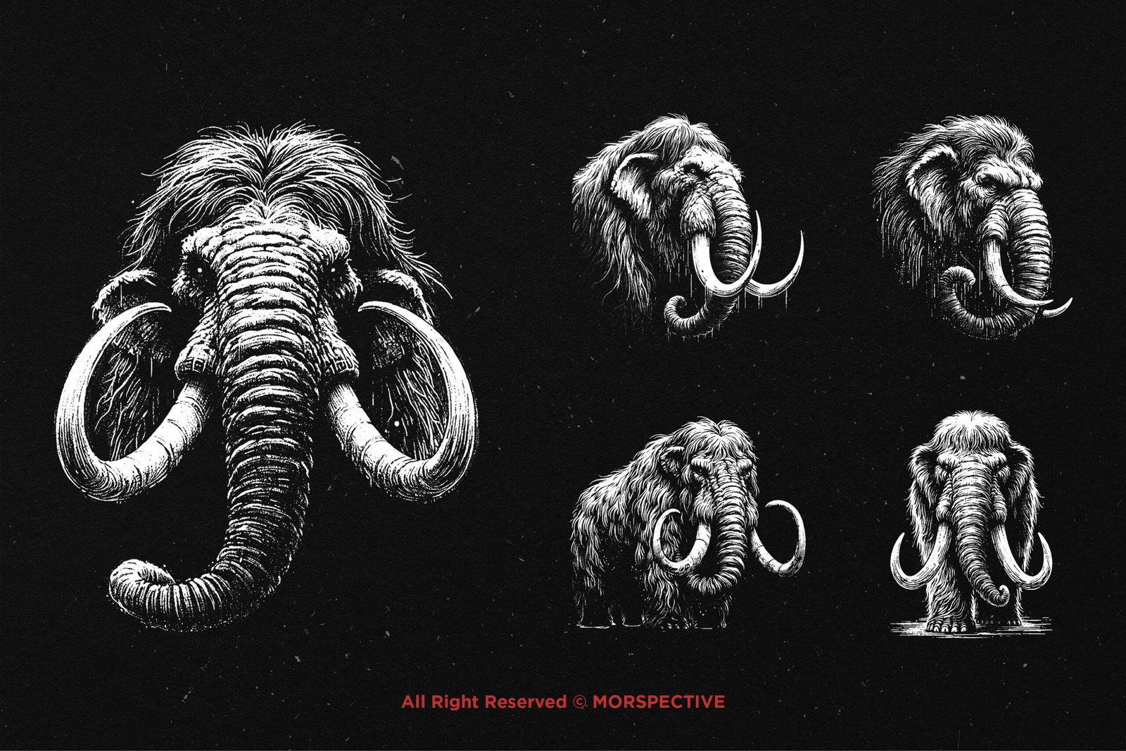 10 Bundle Dark Art Mammoth Ancient 4 10 Bundle Dark Art Mammoth Ancient - Image 4