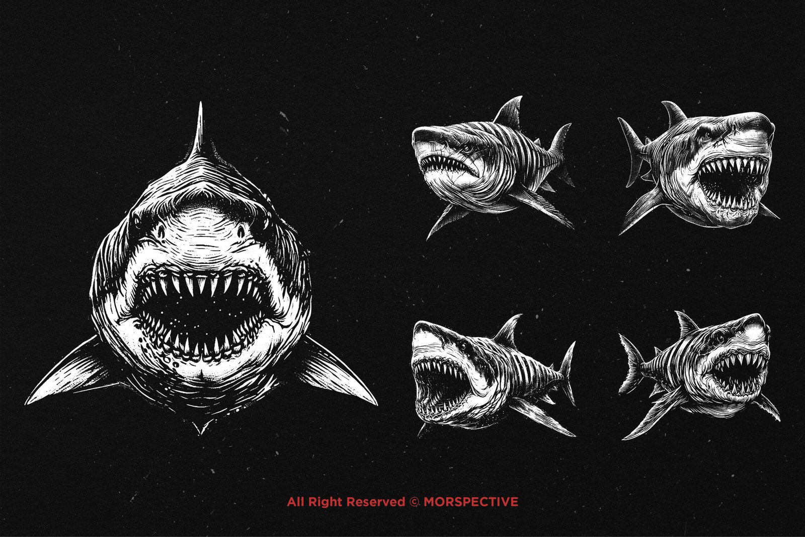 10 Bundle Dark Art Megalodon 4 10 Bundle Dark Art Megalodon - Image 4