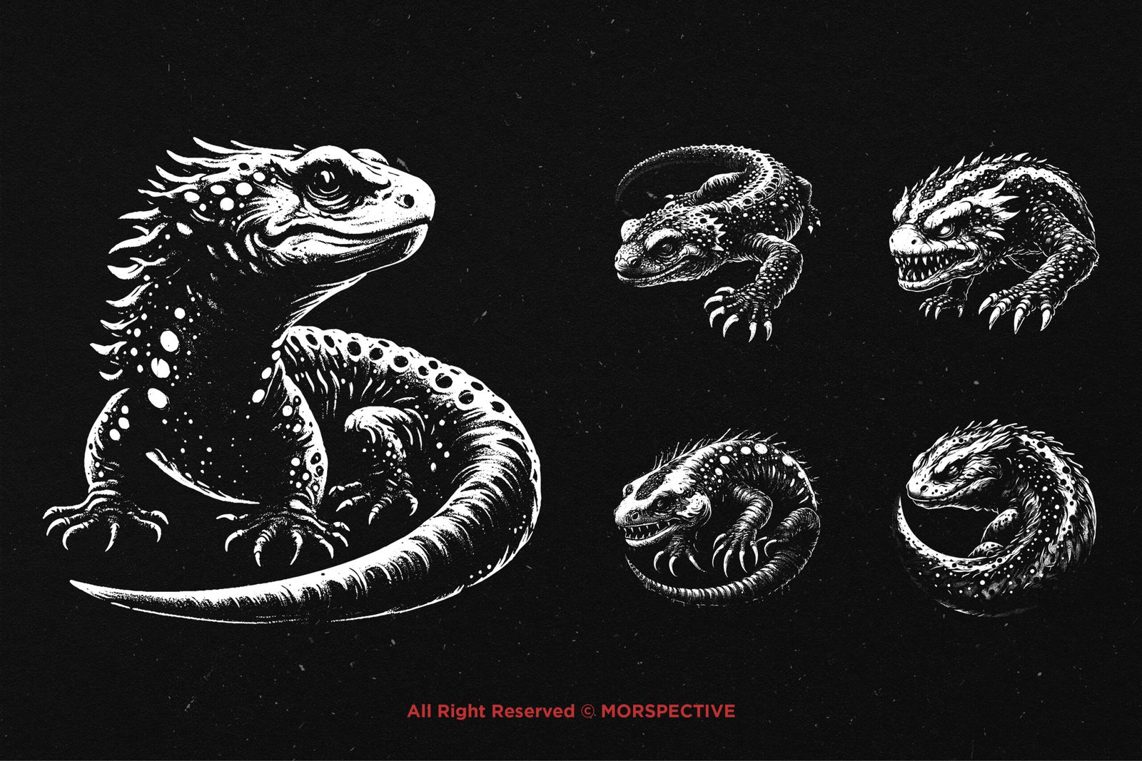 10 Bundle Dark Art Salamander 4 10 Bundle Dark Art Salamander - Image 4