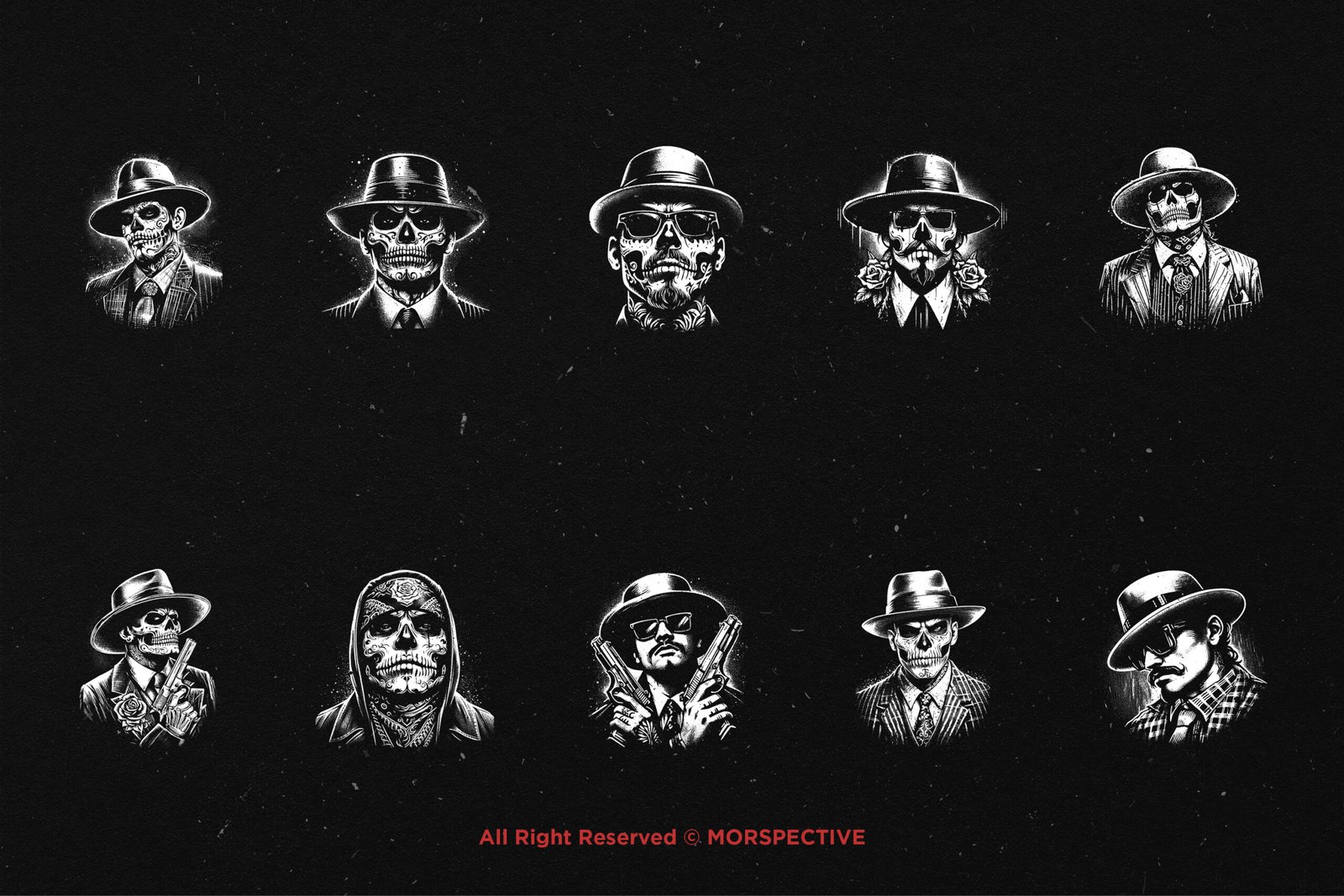 10 Bundle Dark Art Chicano Gangster 5 10 Bundle Dark Art Chicano Gangster - Image 5