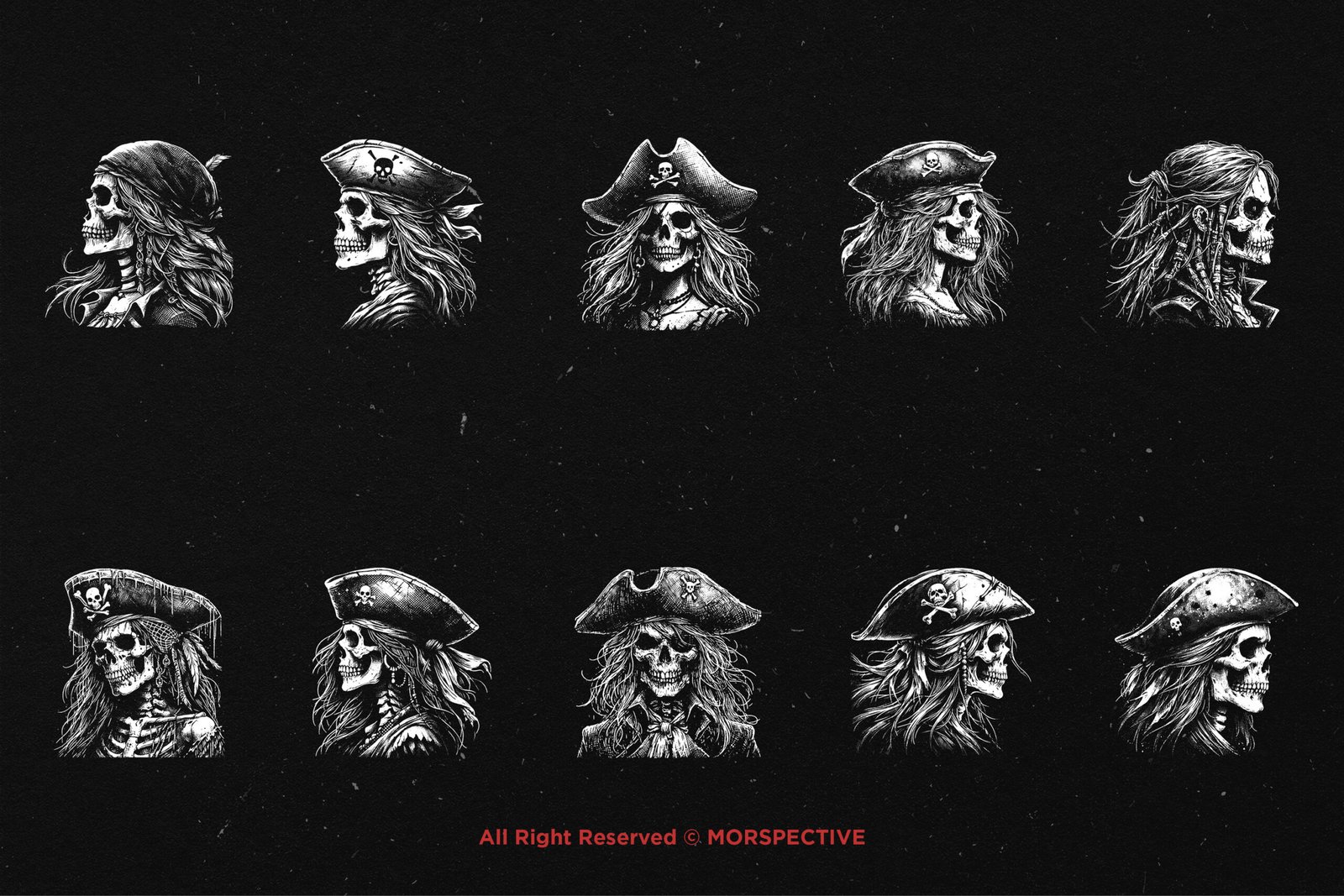 10 Bundle Dark Art Girls Pirates 5 10 Bundle Dark Art Girls Pirates - Image 5