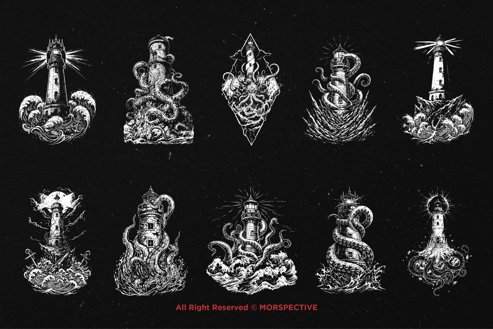 10 Bundle Dark Art Lighthouse 5 10 Bundle Dark Art Lighthouse - Image 5