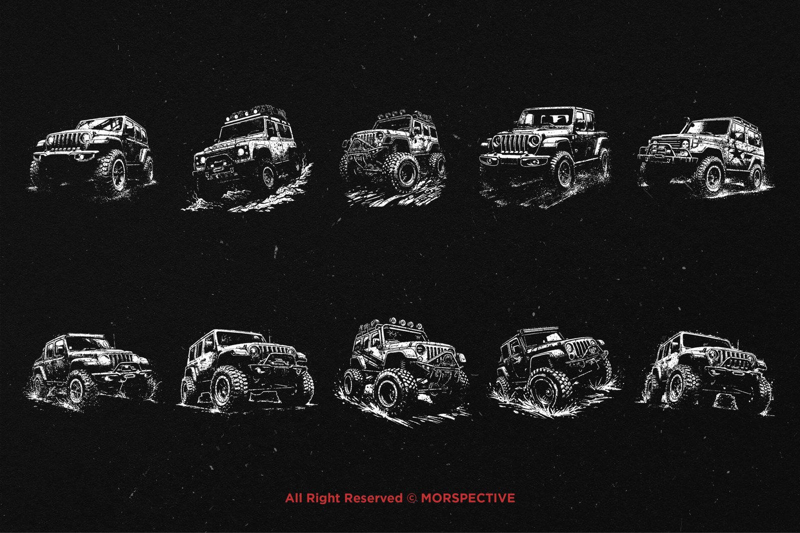 10 Bundle Dark Art Dirt Jeep 5 10 Bundle Dark Art Dirt Jeep - Image 5