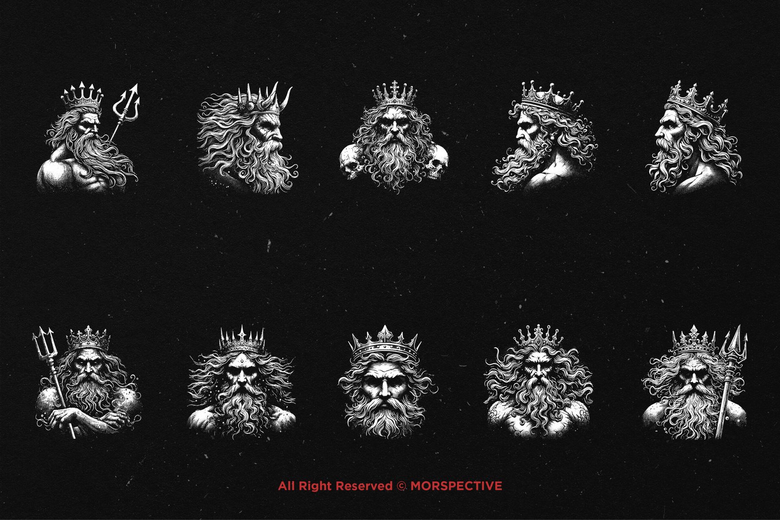 10 Bundle Dark Art King Neptune 5 10 Bundle Dark Art King Neptune - Image 5