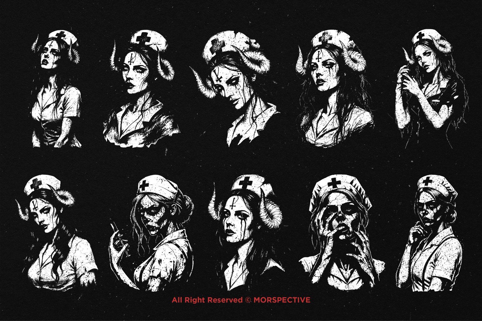 10 Bundle Dark Art Nurse 5 10 Bundle Dark Art Nurse - Image 5